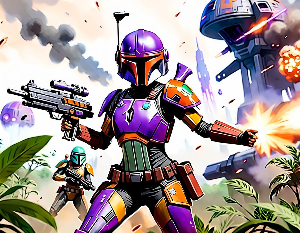 Sabine Wren in Action at Alien Spaceport