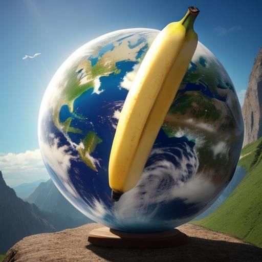 Surreal World Made of Banana