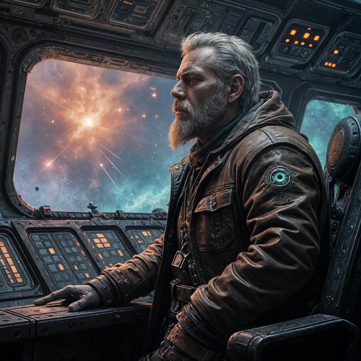 The Captain is a reflection of his journeys!