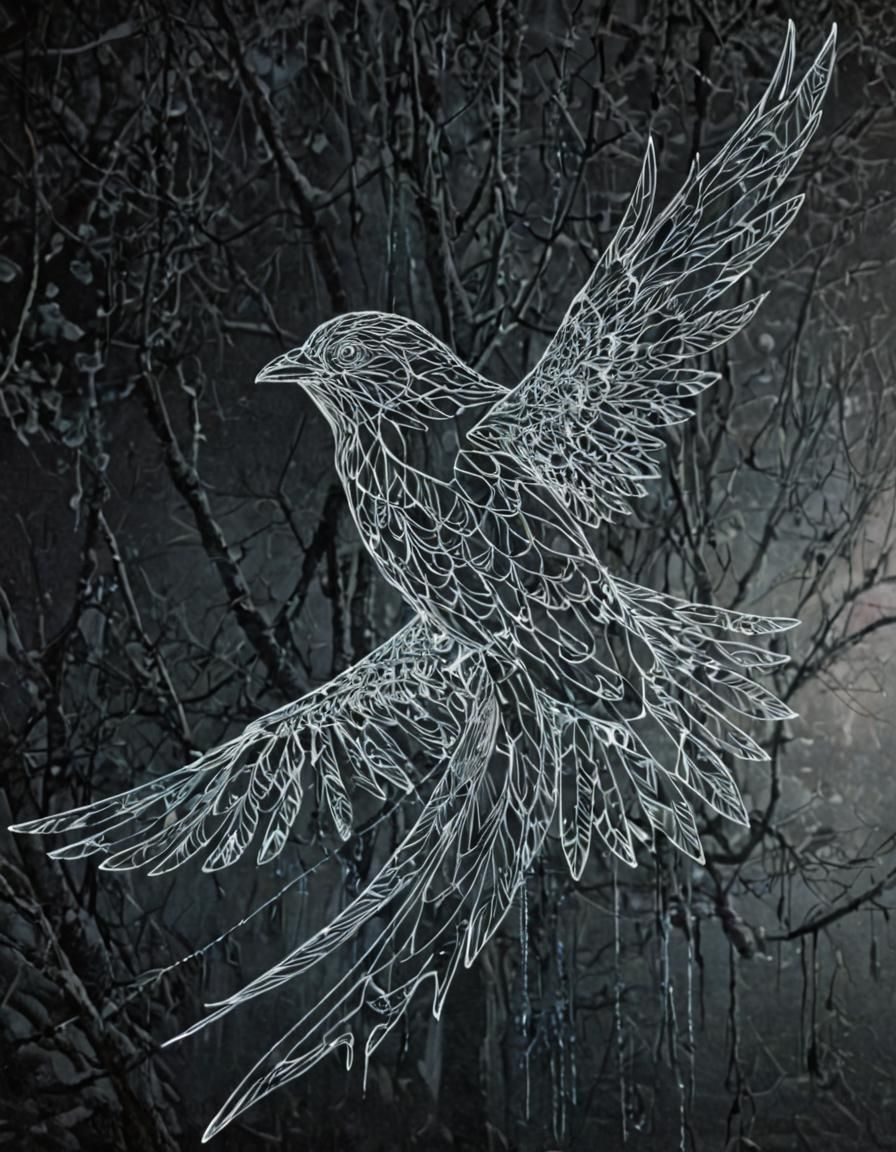 Cyberpunk Reality Rift in Norse Väkihovi Style