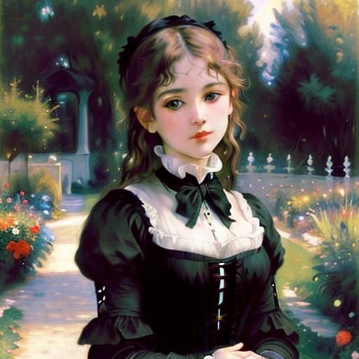 Gothic Victorian Cottage in Golden Hour Light