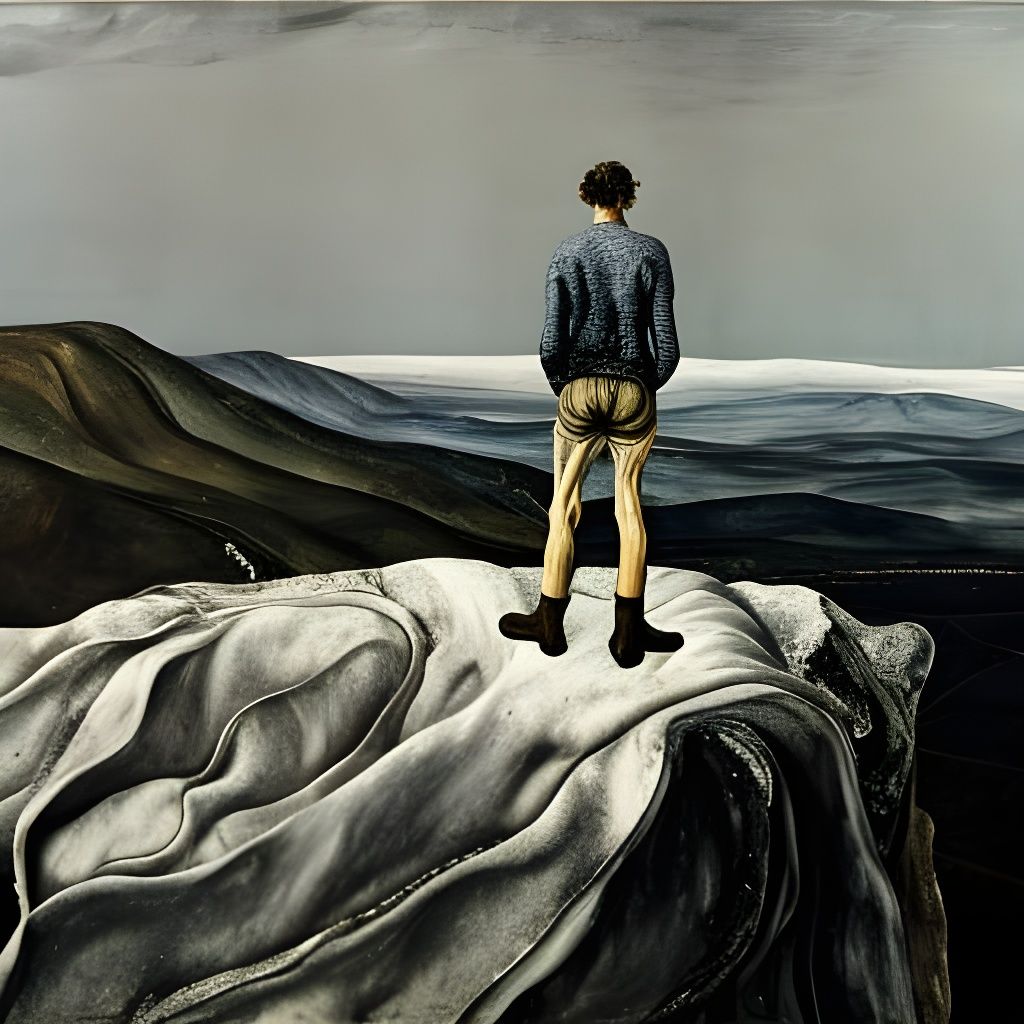Lucian Freud's Wanderer Above the Sea of Fog