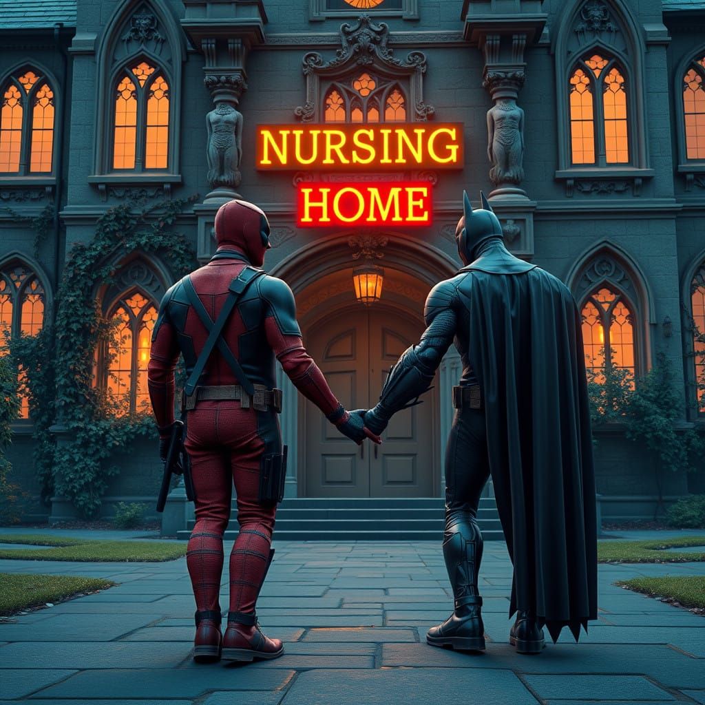 Gothic Nursing Home Unveiled by Legendary Heroes