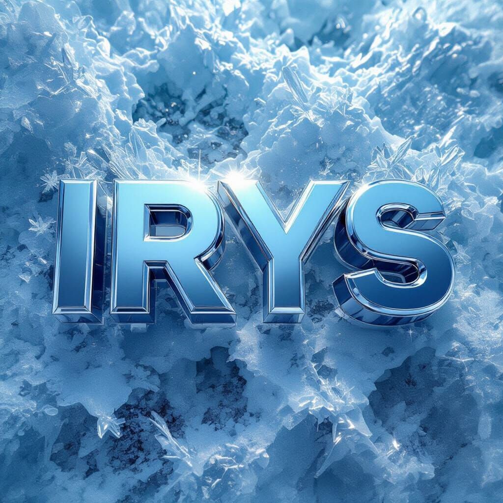 Irys in Metallic 3D Style on Ice