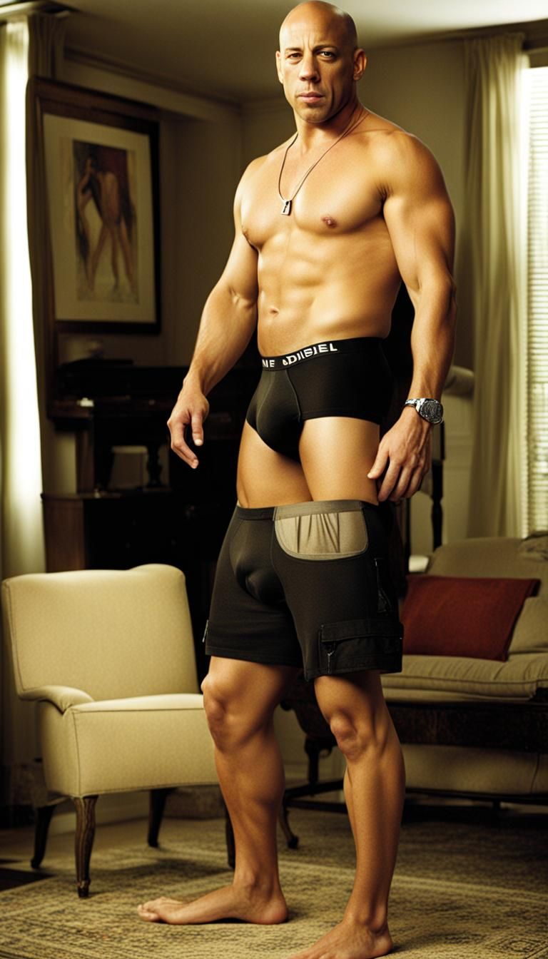 Vin Diesel in Underwear: AI Generated Image