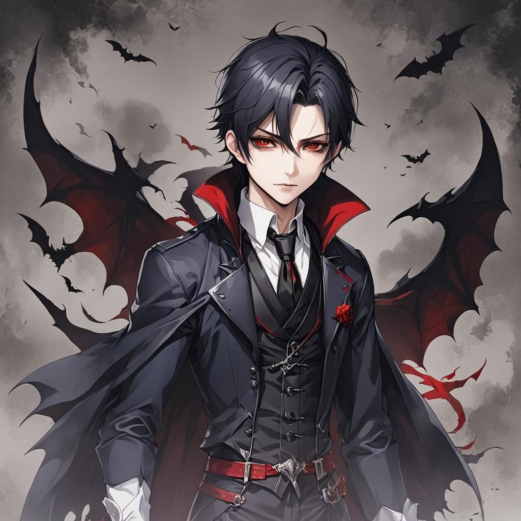 Anime Style Boy Vampire