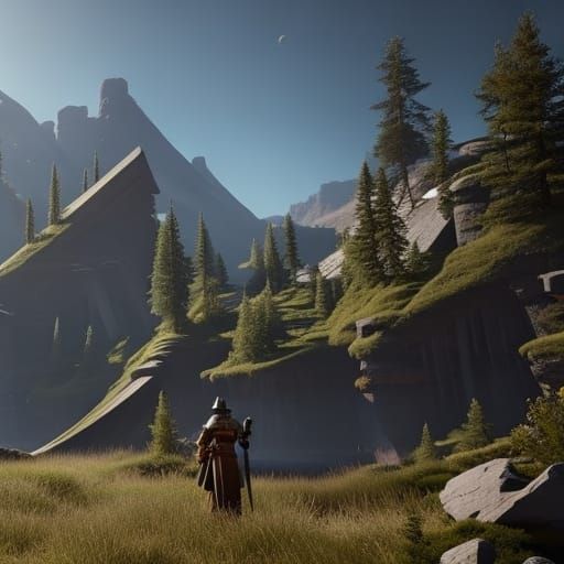 Epic 3D Game Cinematic Render in 8K