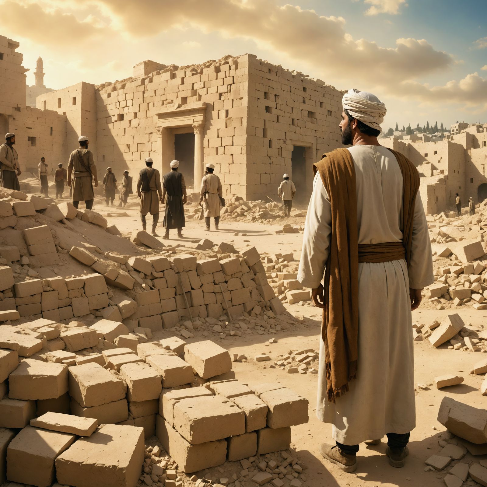 Temple Construction in Jerusalem, 500 BC