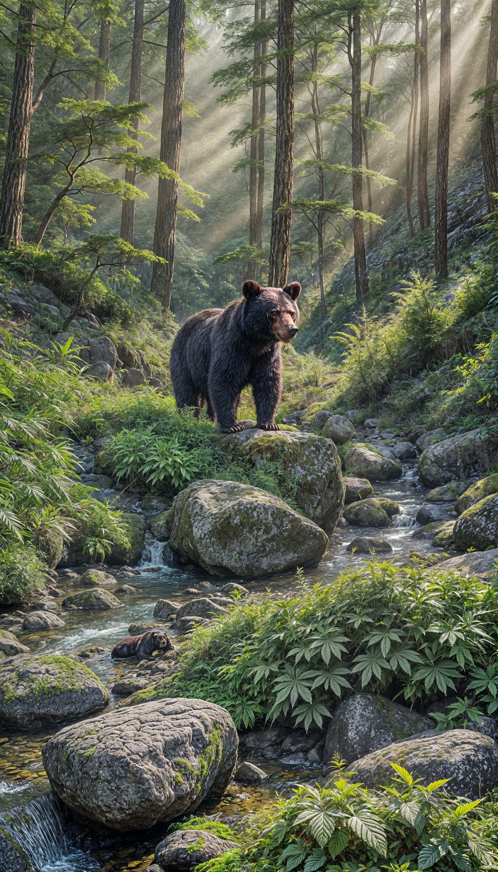 Black Bear in Smoky Mountain Marijuana Field