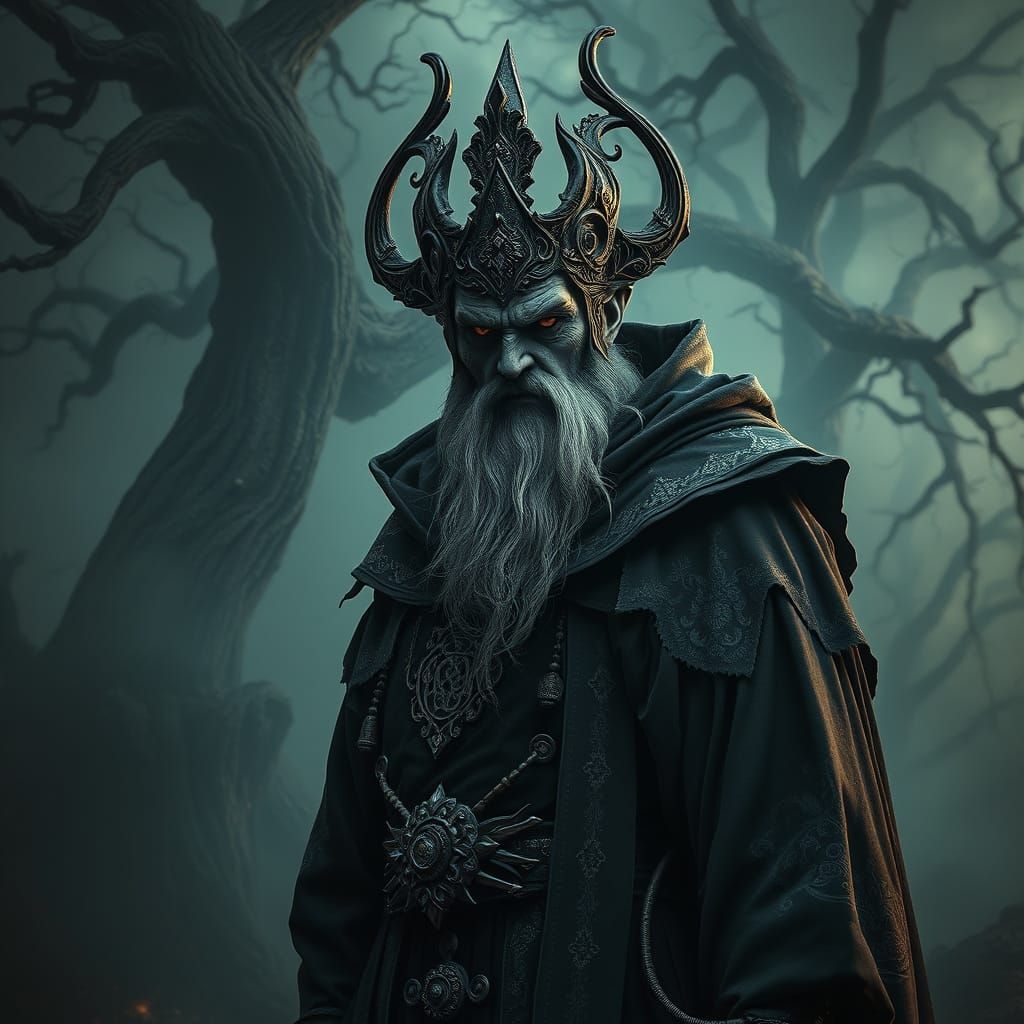 Ominous fellow Epic cinematic brilliant stunning intricate meticulously detailed dramatic atmospheric maximalist digital...