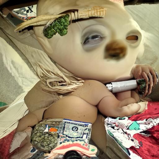 AI Interpretation of an Absurd Text String