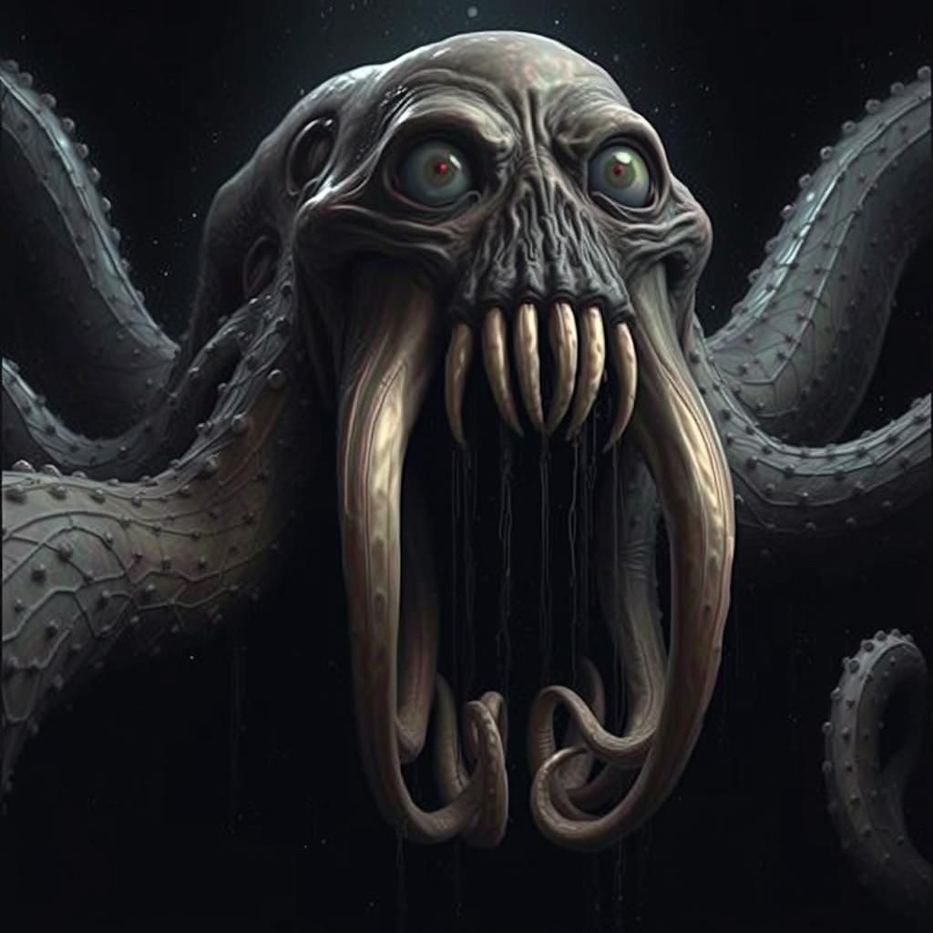 Colossal Yog-Sothoth in Swirling Iridescent Universes