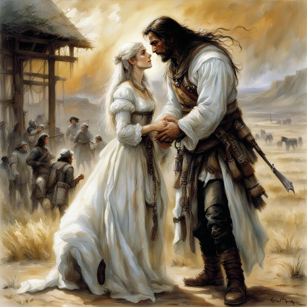 White Bear Bargains for Stella Maeve: Oil Painting