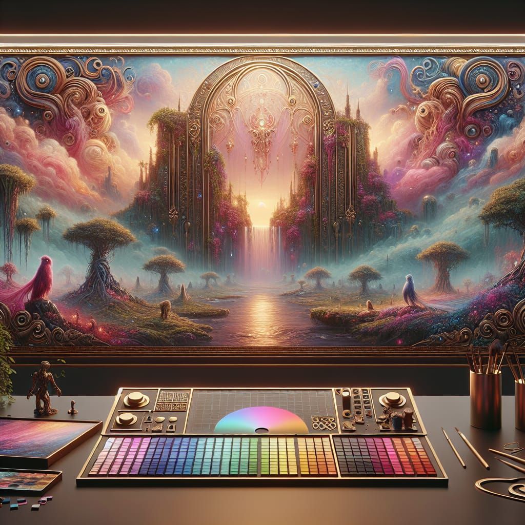 Fantastical Matte Painting Banner for NFT Collection