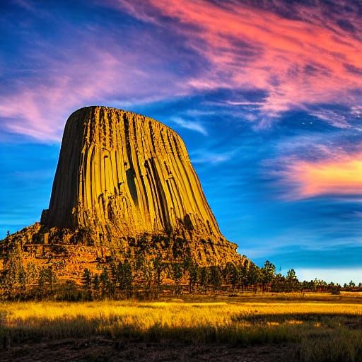 Devils Tower Sunset: Cinematic Landscape Photography