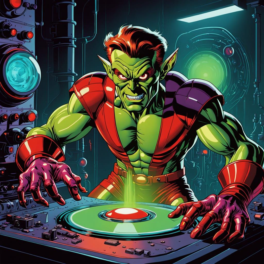 Marvelous Green Goblin Unleashes Chaos with the Red Button
