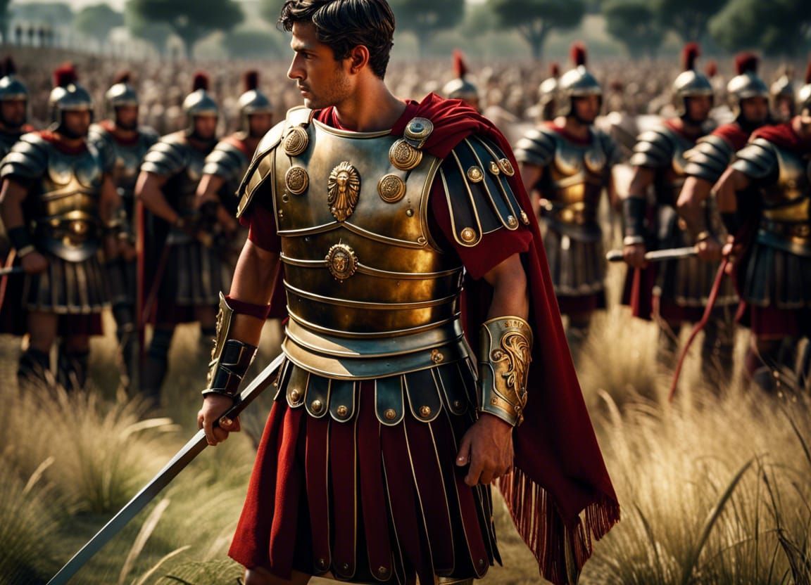 A Manful of a Roman Soldier