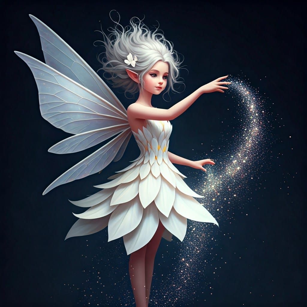 Ethereal Fairy Sprinkling Iridescent Dust