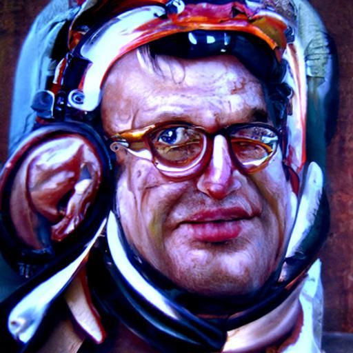 Egon Kowalski Oil Portrait in Gurney Style