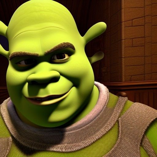 Shrek in the Backrooms: Unreal Engine 3D Rendering