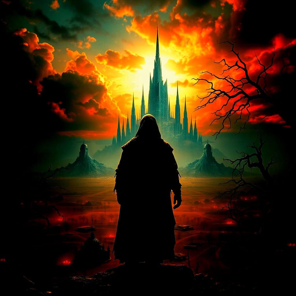 Epic Cinematic Digital Painting: Leben und Tod