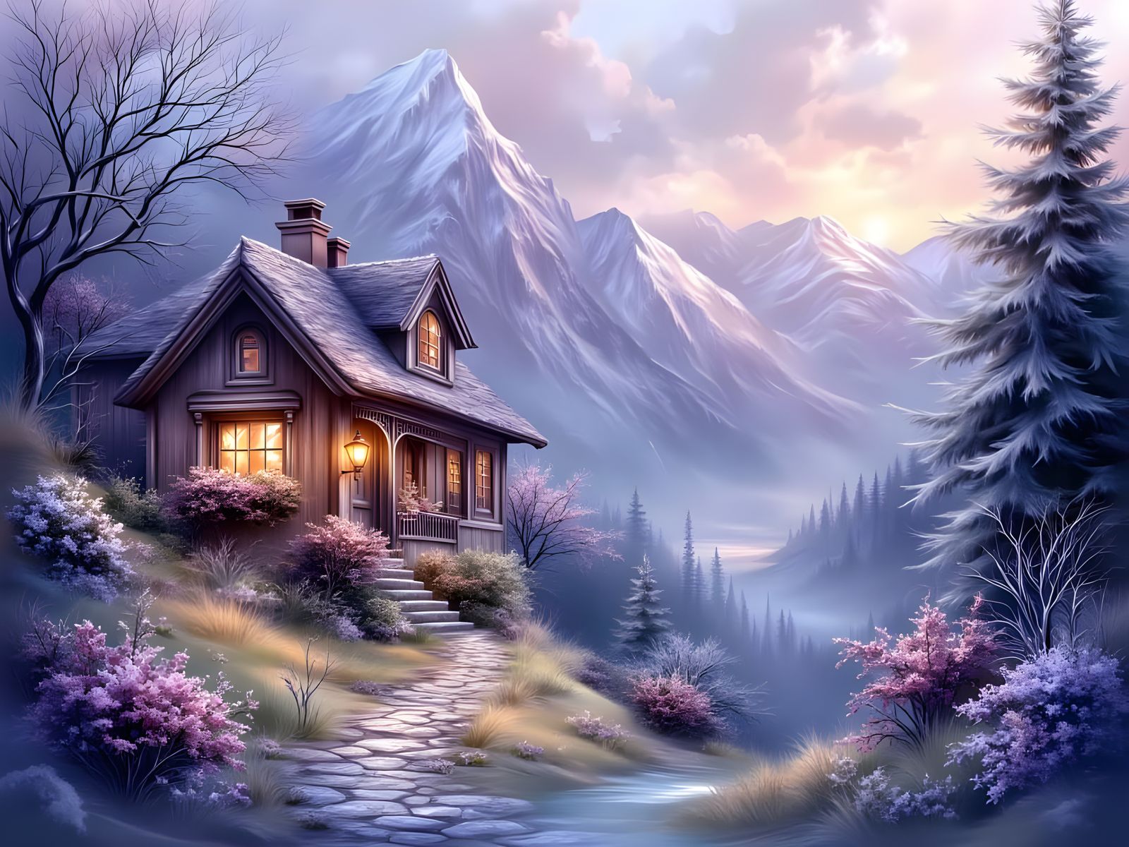 House near mountain I