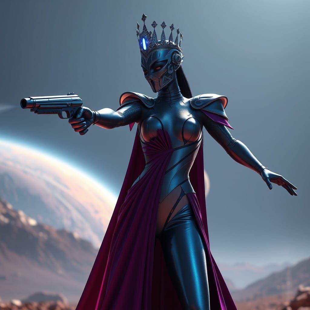 Ethereal Queen Dominates Alien Realm