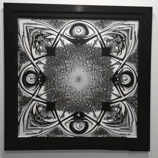 A Group Portrait in Warm Kinetic Pointillism, Inspired by th...