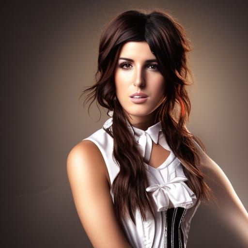 Shenae Grimes as French Maid Portrait