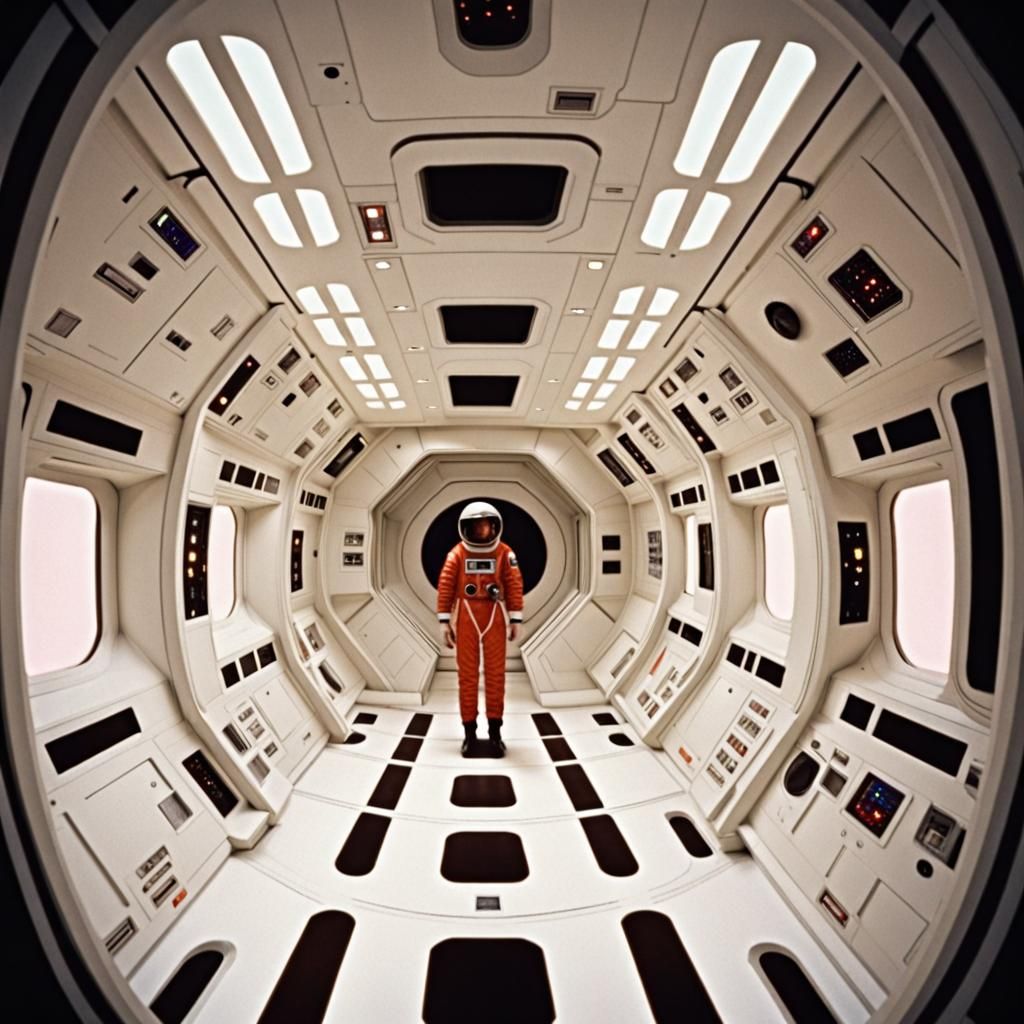 Inside a Space Station Inspired by 2001: A Space Odyssey
