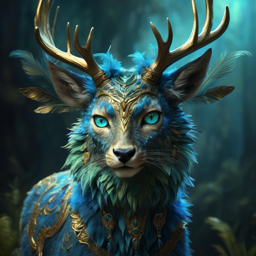 Claudio - the feathered deer