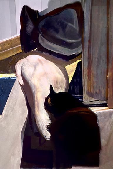Edward Hopper's portrait of Cat Woman
