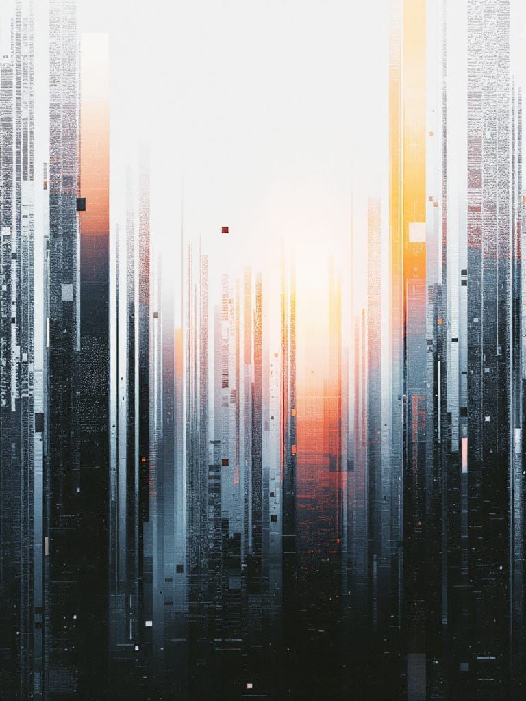 Visual equivalent of white noise.