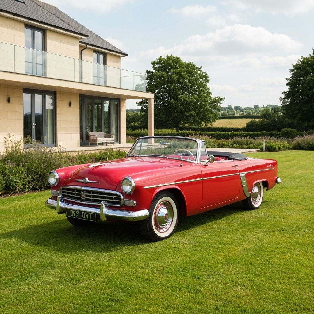 Classic 1954 Kaiser Darrin Convertible at Country Estate