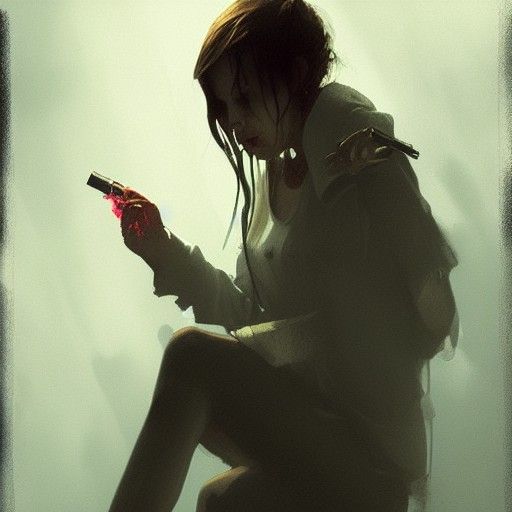 Sinister Smoker: Digital Art