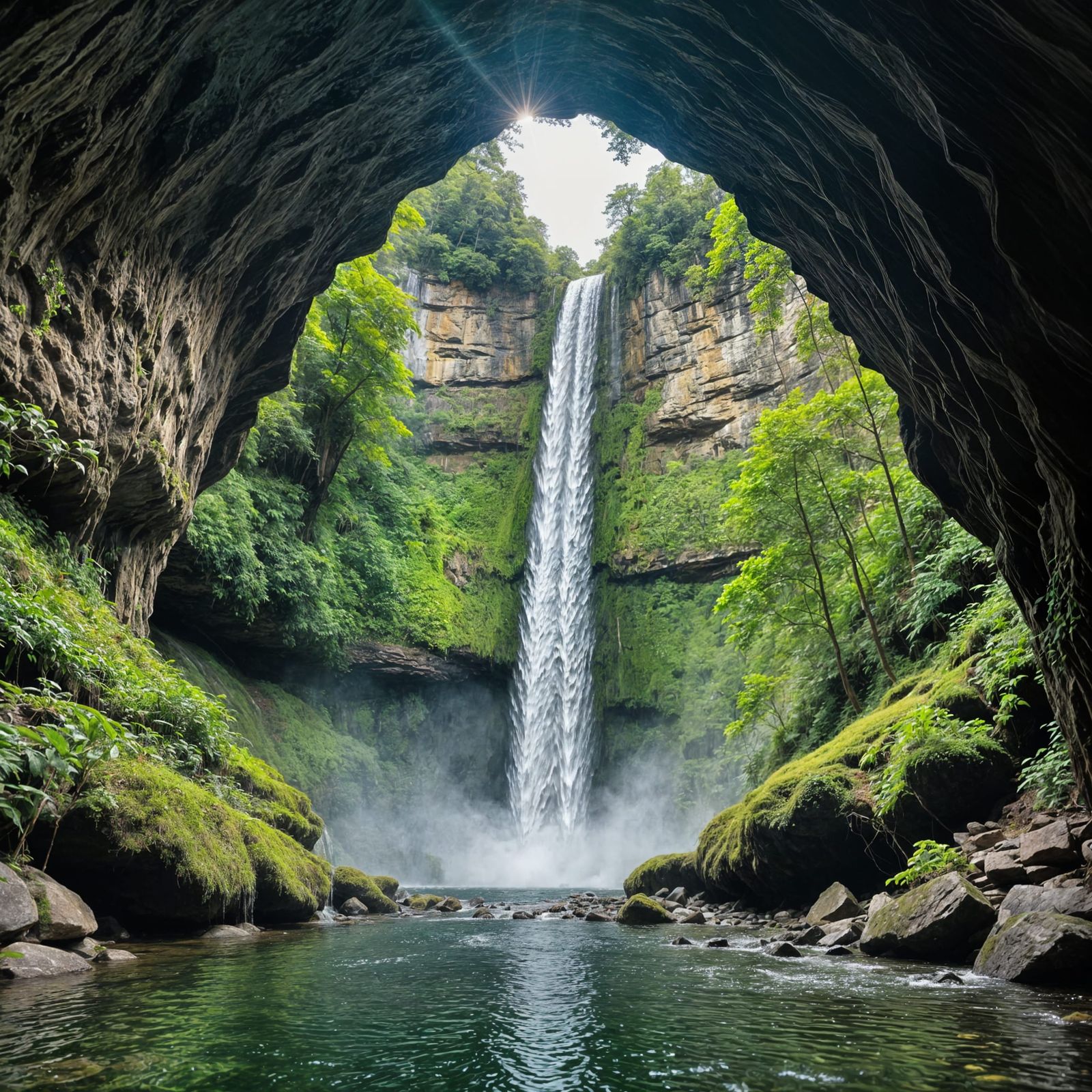 Inside a Waterfall: A Unique Perspective