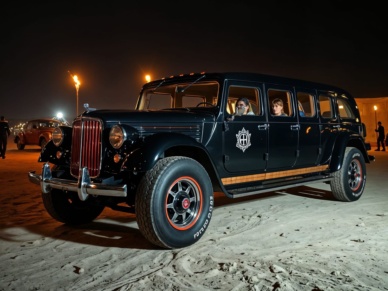 Steampunk Humvee at Futuristic Desert Festival