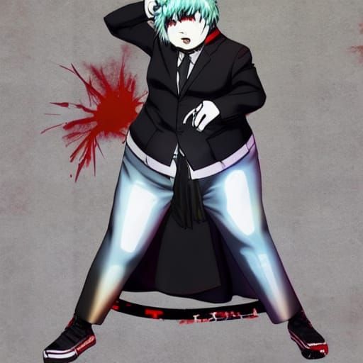 Overweight Tokyo Ghoul Inspired Character