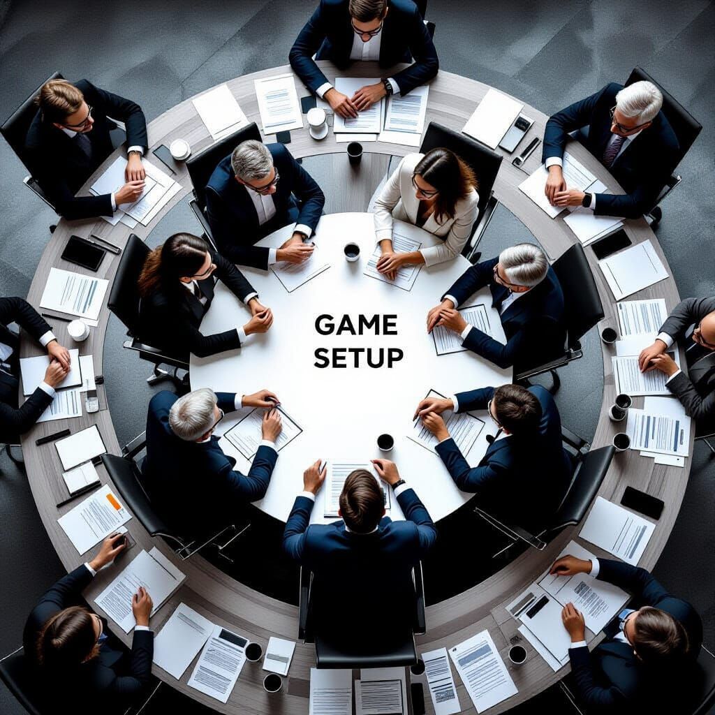 Elegant Game Setup Sheet for Printing