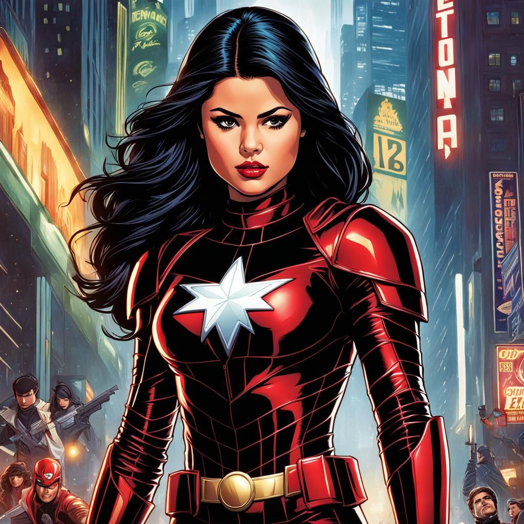 Selena Gomez as Comic Book Superhero Action Figure