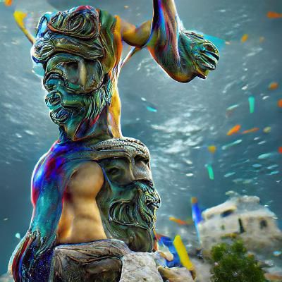 Poseidon statue