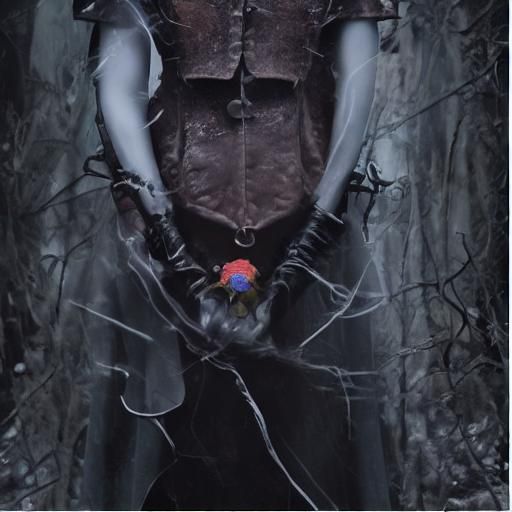 Cinematic Folk Horror Film Still