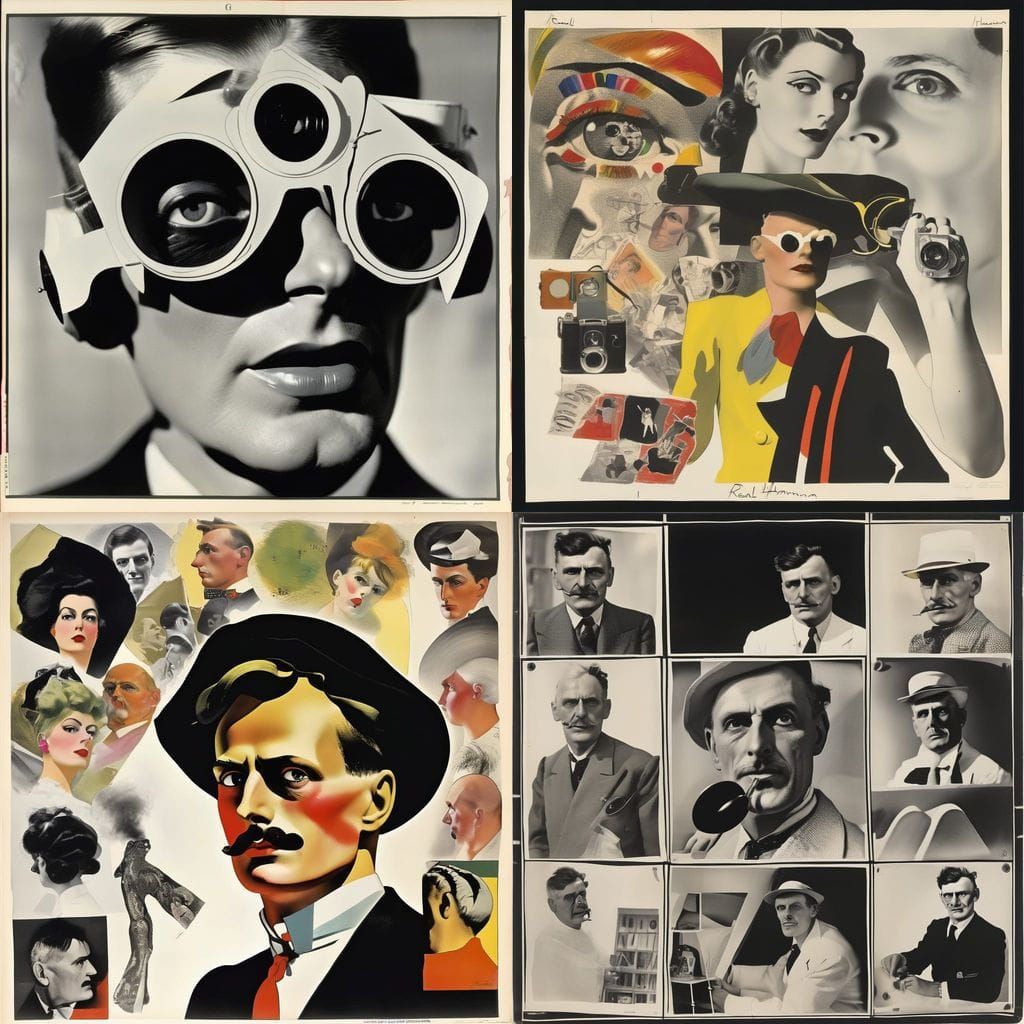 Dadaist Photomontage in Style of Raoul Hausmann