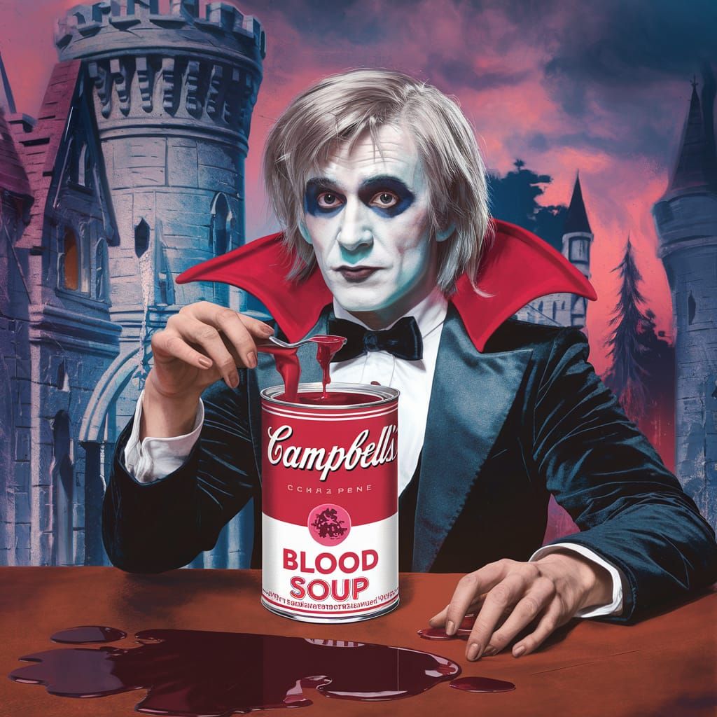 Campbell's Blood Soup (by Andy Dracula Warhol)