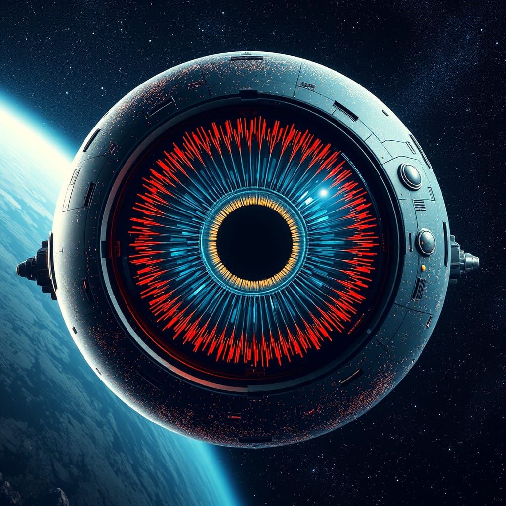 Cosmic Spaceship Eyeball, a Planetary Vessel of Wonder