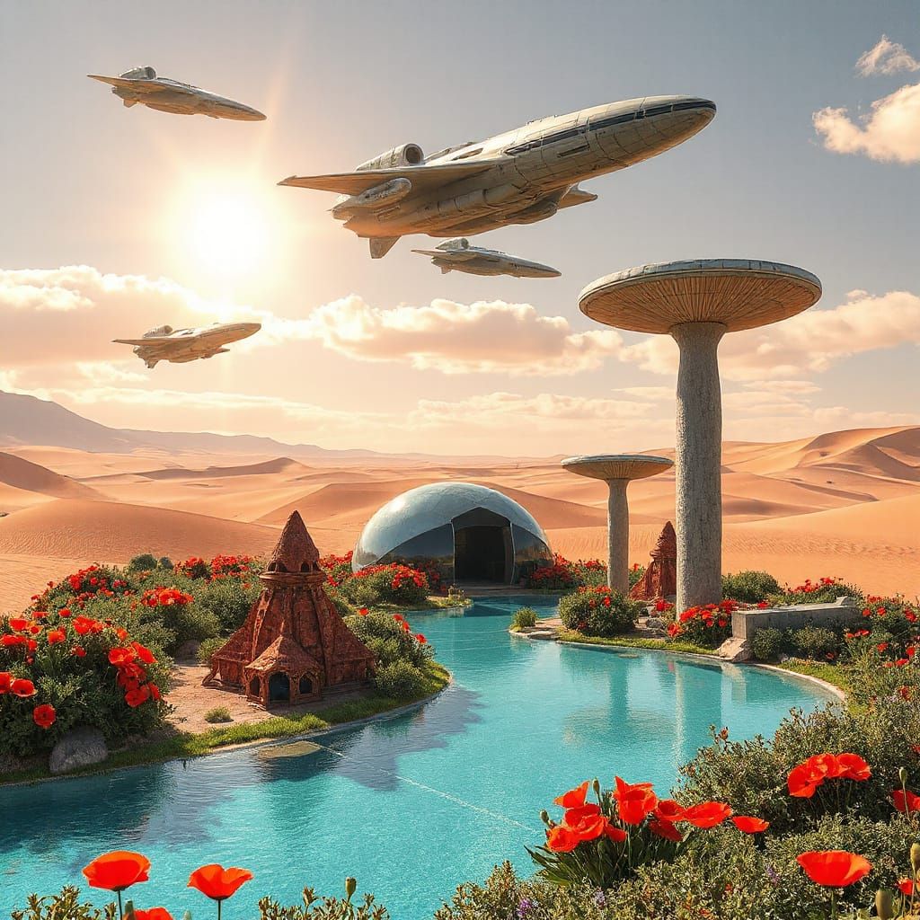 A Swimming Pool on Risa VI