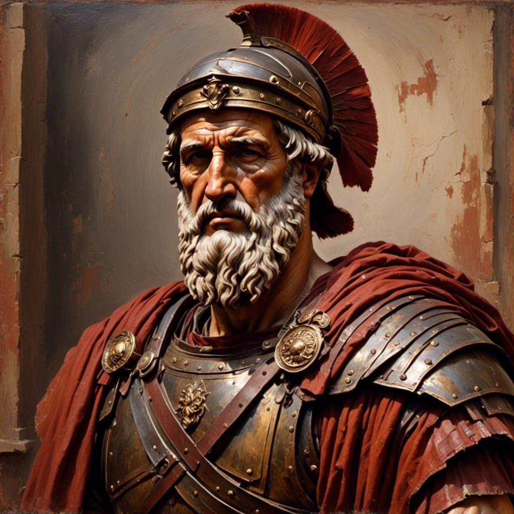 Roman Oil Painting Style AI Art