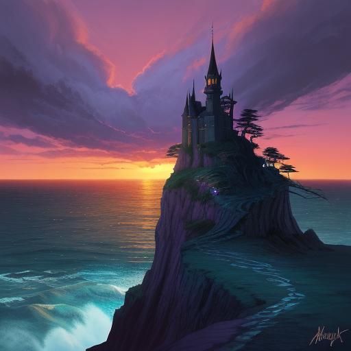 Alien Princess on Guard Duty: Digital Fantasy Art