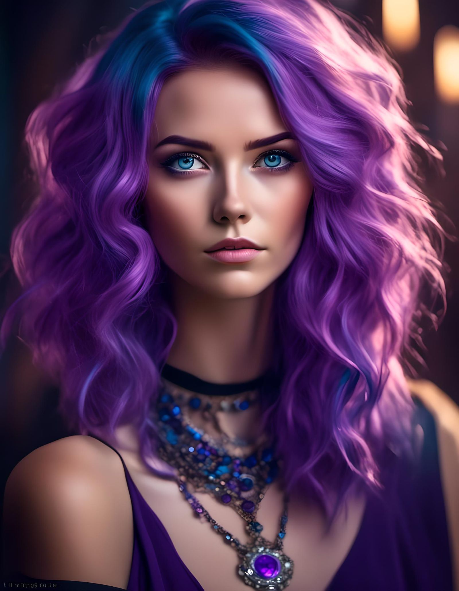 Purple Hair