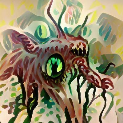 Eldritch Creature of Habit: AI Interpretation